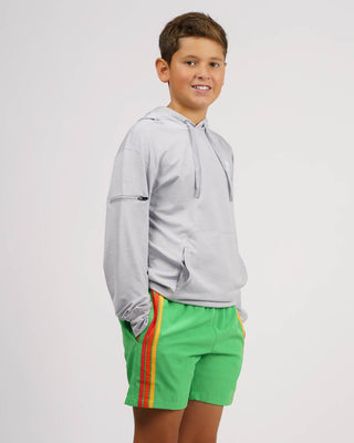 Youth (8-16) Helm L/S Fitness Hooded Tee