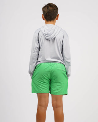 Youth (8-16) Helm L/S Fitness Hooded Tee