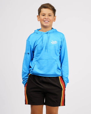 Youth (8-16) Helm L/S Fitness Hooded Tee