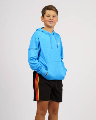 Youth (8-16) Helm L/S Fitness Hooded Tee