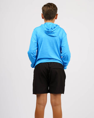 Youth (8-16) Helm L/S Fitness Hooded Tee