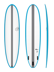 Torq V+ TEC Surfboard-Blue Rails