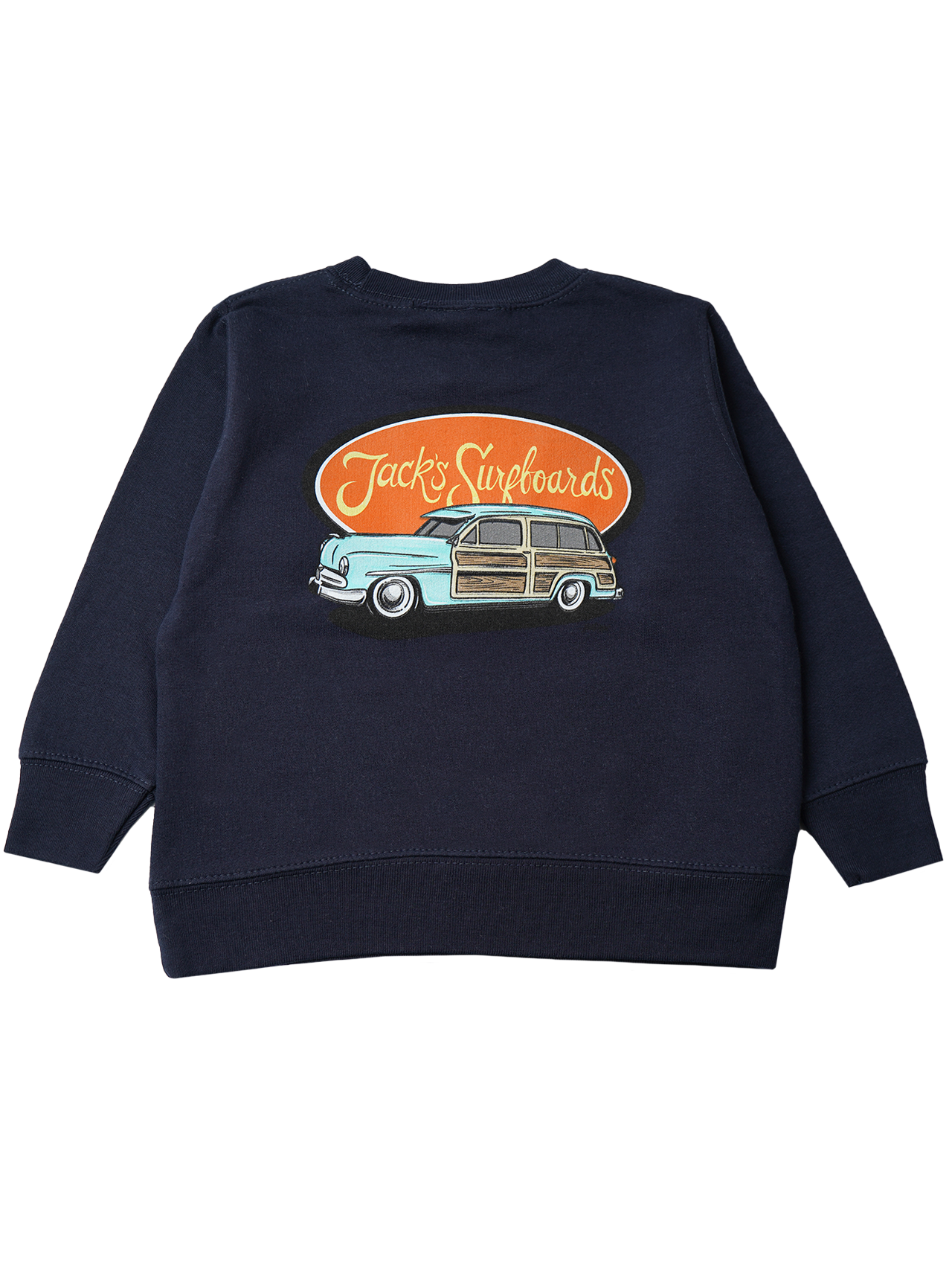 Jack's Surfboard's Toddler's (2-7) Wagon Trail Crewneck Sweatshirt - Navy