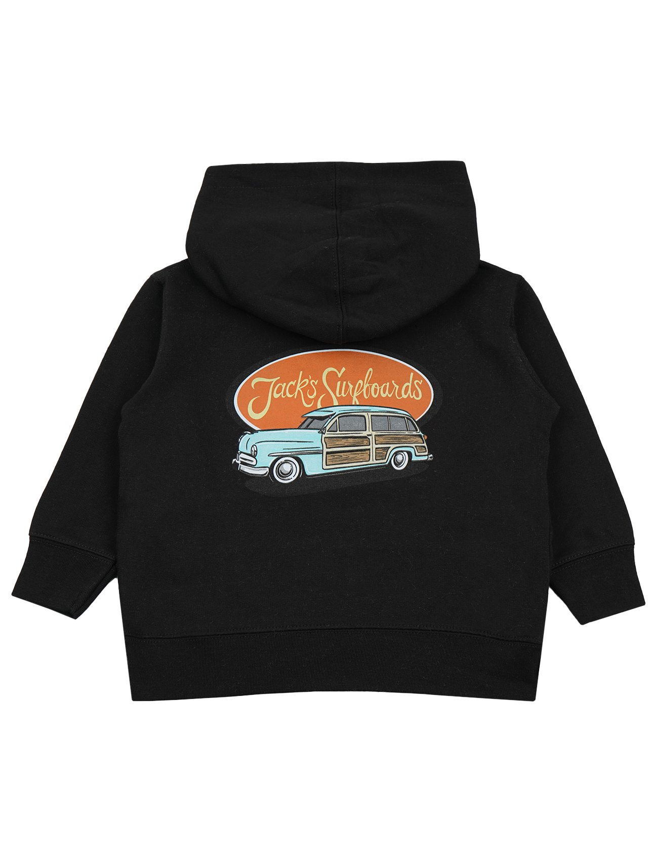 Jack's Toddler's (2-7) Wagon Trail Pullover Hoodie- Black