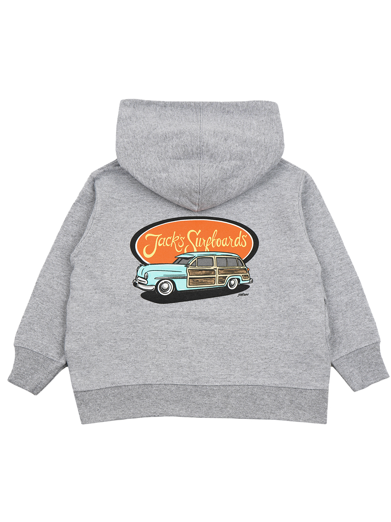 Jack's Toddler's (2-7) Wagon Trail Pullover Hoodie- Heather Gray