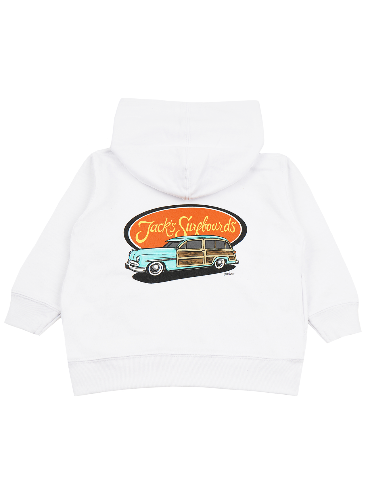 Jack's Toddler's (2-7) Wagon Trail Pullover Hoodie- White