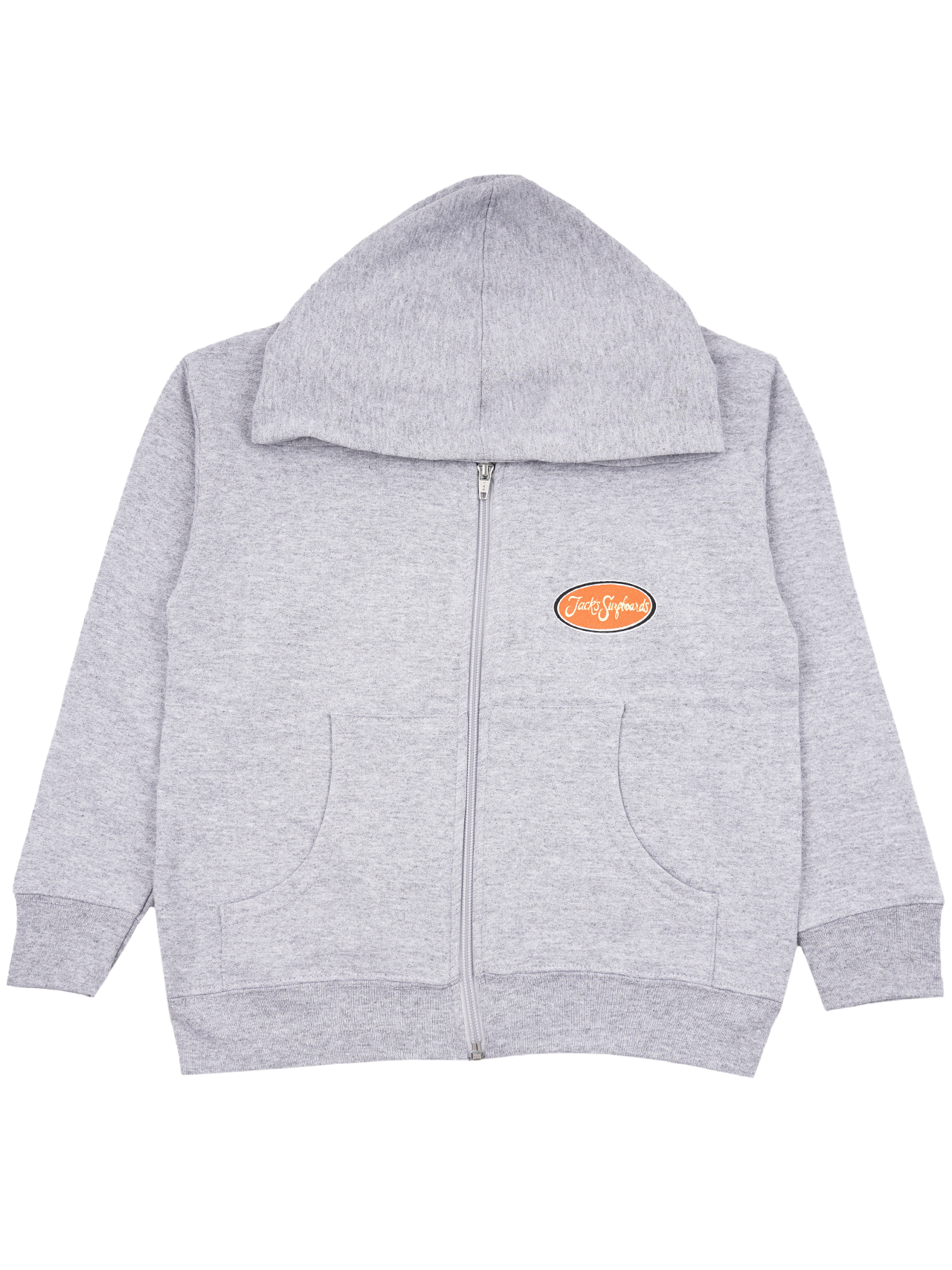 Jack's Toddler's (2-7) Wagon Trail Zip-Up Hoodie- Heather Grey