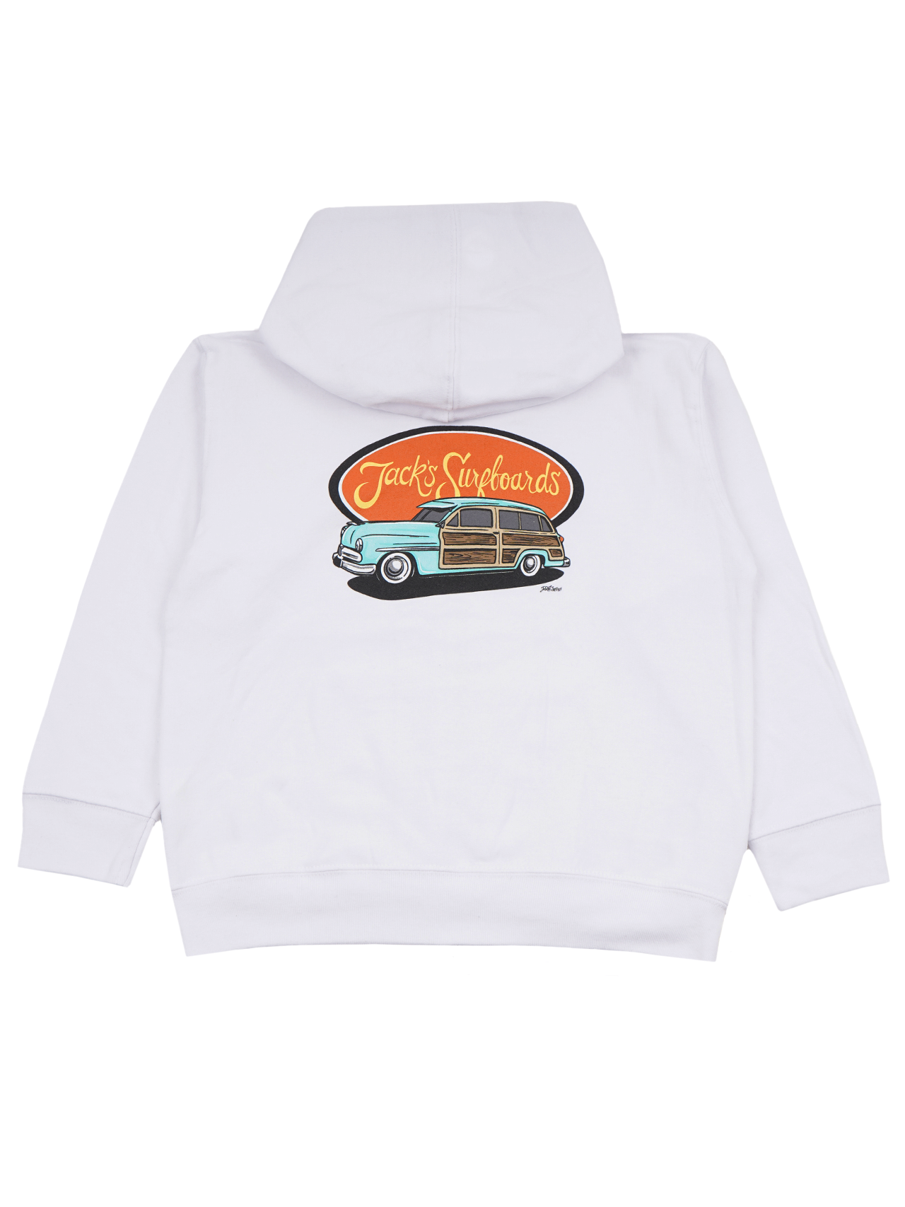 Jack's Toddler's (2-7) Wagon Trail Zip-Up Hoodie- White