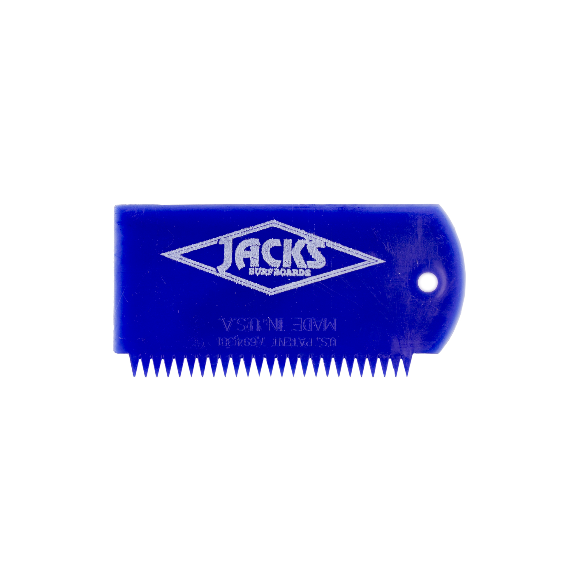 Block Surf Jack's Flexcomb Surfboard Wax Comb Blue