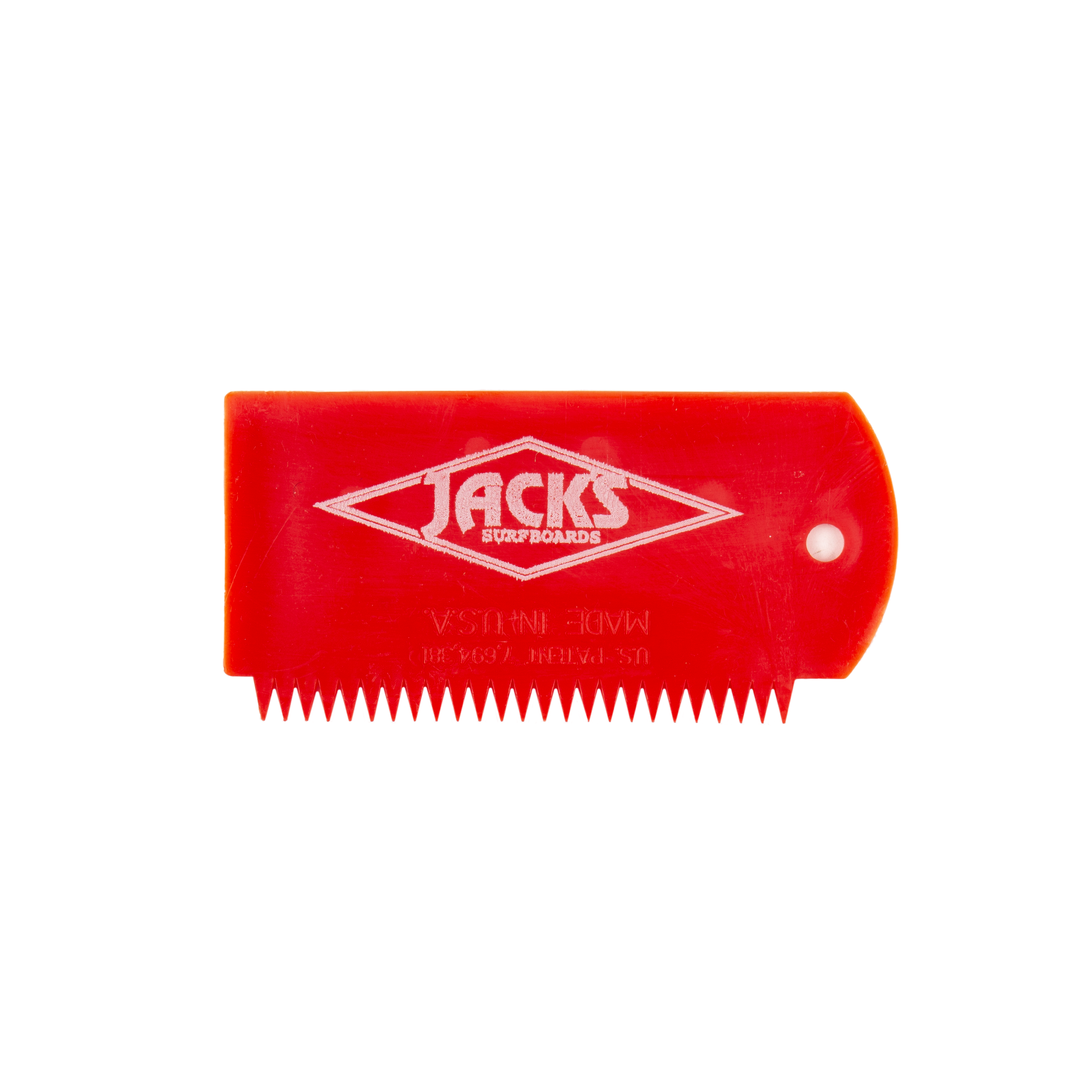 Block Surf Jack's Flexcomb Surfboard Wax Comb Red