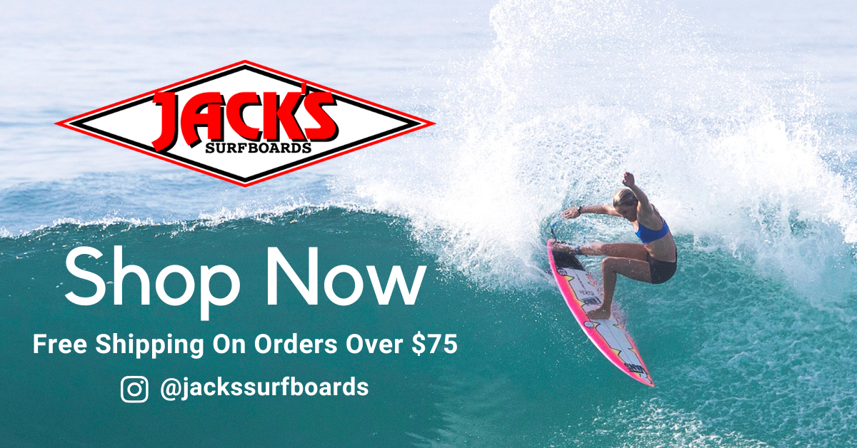 The picture jackssurfboards.com shows when its homepage is shared