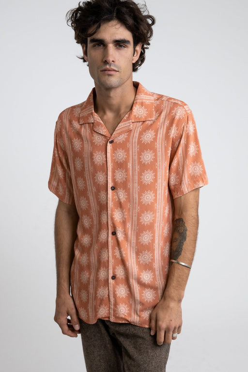 Men's Rhythm Sun Stripe S/S Shirt