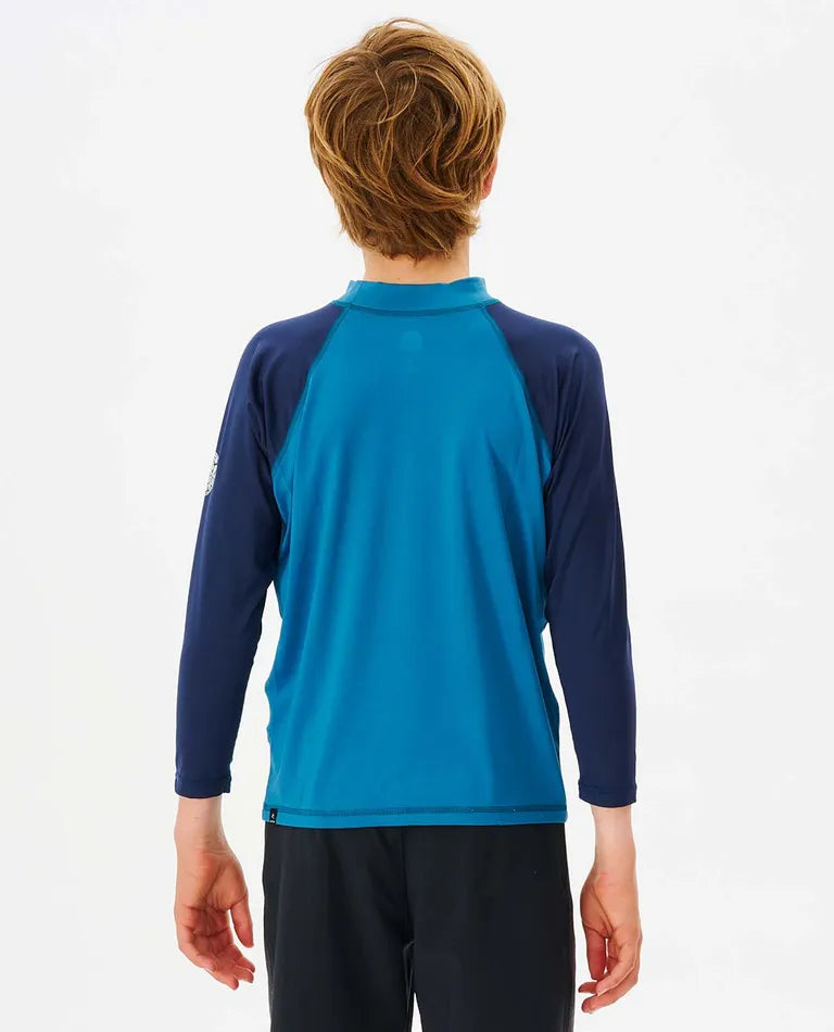 Boy's (8-16) Shockwaves L/S Rash Vest