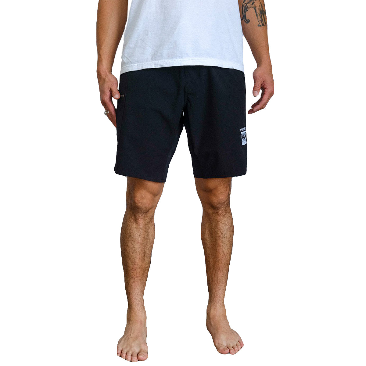 Men's Former Dane 18.5" Boardshorts - BLACK