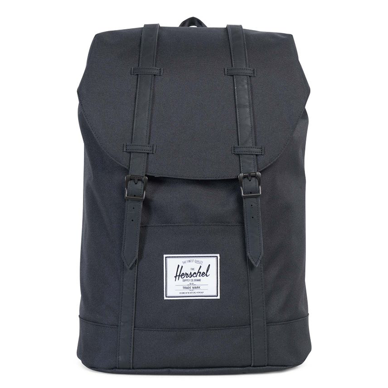 Herschel Retreat Backpack in Black/Black