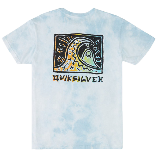 Men's Quiksilver Surf Trip S/S Tee in Dream Blue