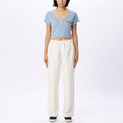 Obey Alina Baby Placket S/S T-Shirt