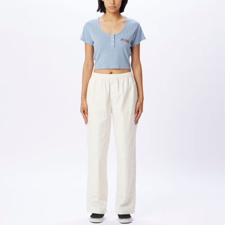 Obey Alina Baby Placket S/S T-Shirt