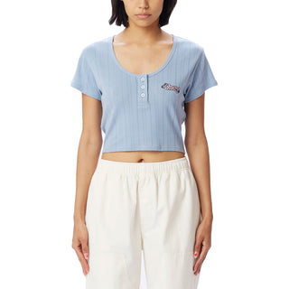 Obey Alina Baby Placket S/S T-Shirt