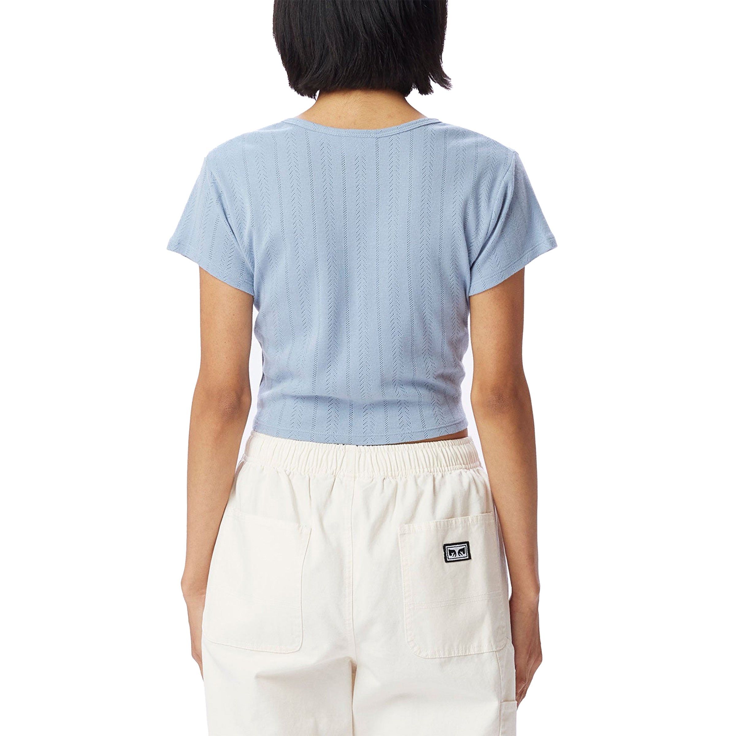 Obey Alina Baby Placket S/S T-Shirt