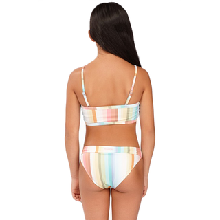 Girl's (2-7) Chasing Summer Banded Tank Bikini Set (PS)