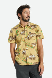Men's Brixton Charter Print Short Sleeve Woven Shirt