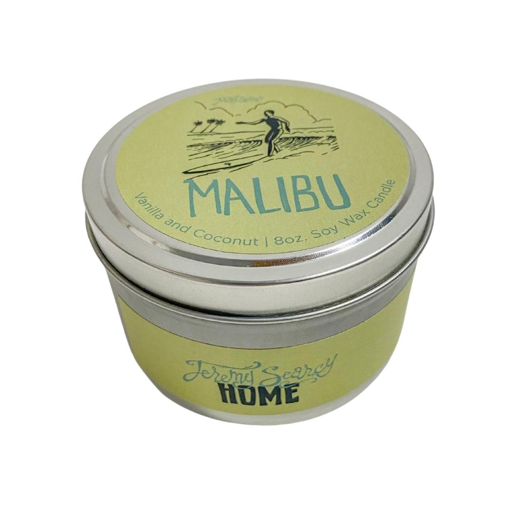 Jeremy Searcy Malibu Scented Candle-VANILLA/COCONUT