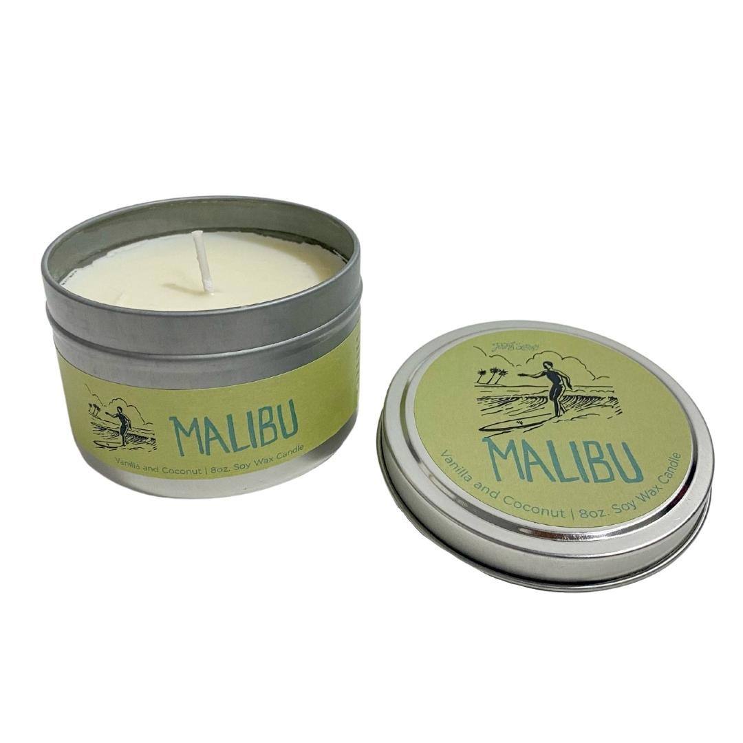 Jeremy Searcy Malibu Scented Candle-VANILLA/COCONUT