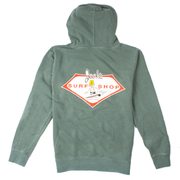 Little Dude Pigment Dyed Pullover Hoodie 25' - Cement