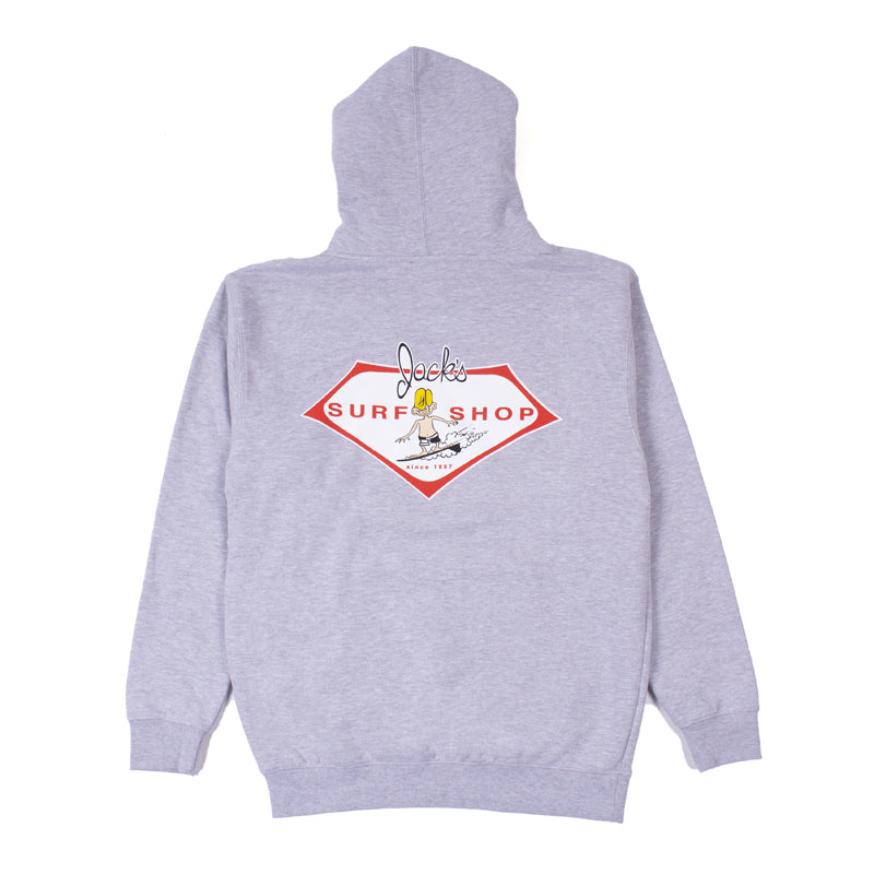 Jack's Surfboards Little Dude Pullover Hoodie - Heather Grey