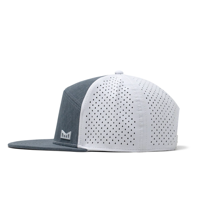 Melin Trenches Icon Hydro Hat in Heather Light Blue / White