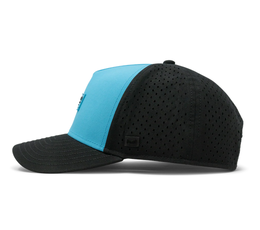 Men's Melin Odyssey Brick Hydro Snapback Hat in Lagoon / Black