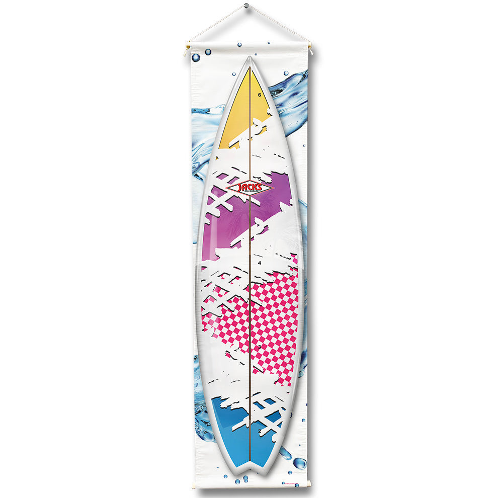 The Wall Stars x Jack's Surfboards Growth Chart - 80's Thruster