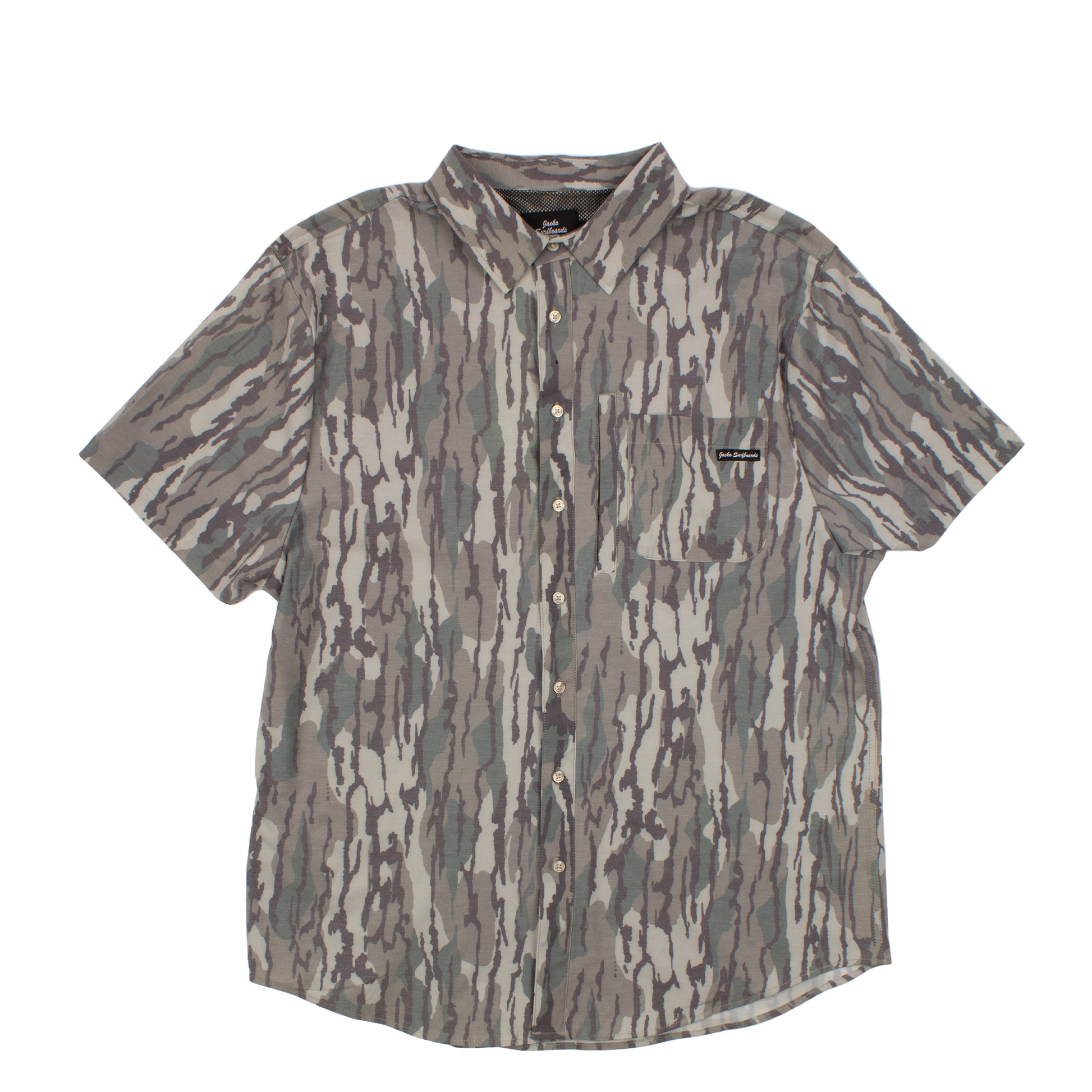 Atmos' S/S Button Up Shirt-Camo