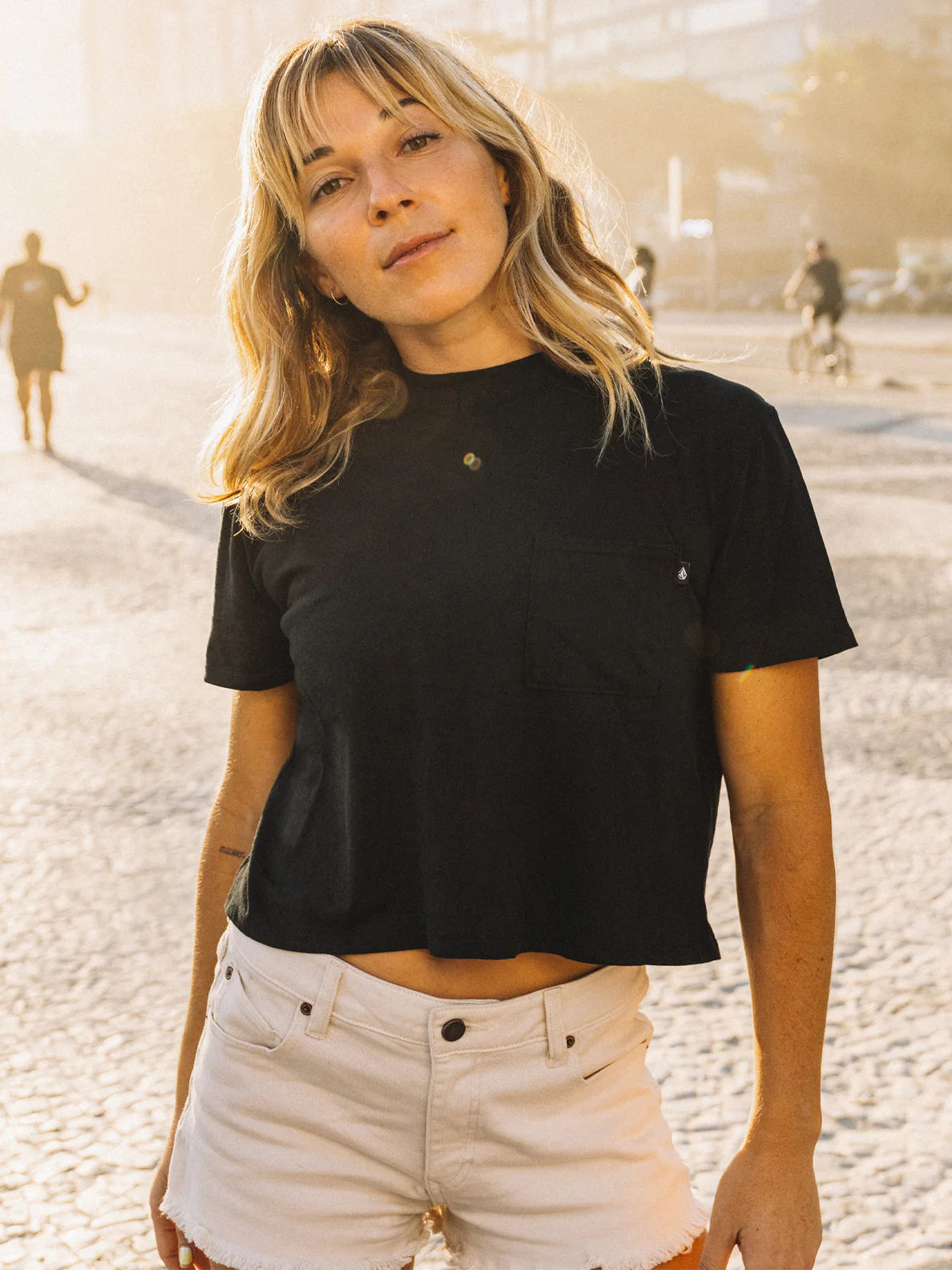 Volcom Women's  Pocket Dial Tee