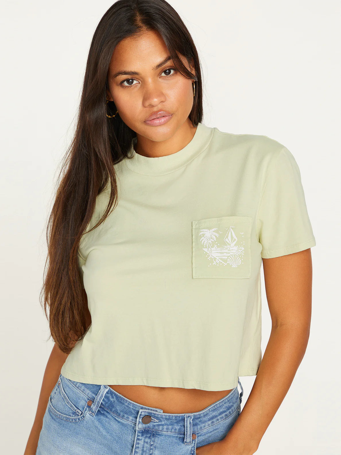 Volcom Women's  Pocket Dial Tee