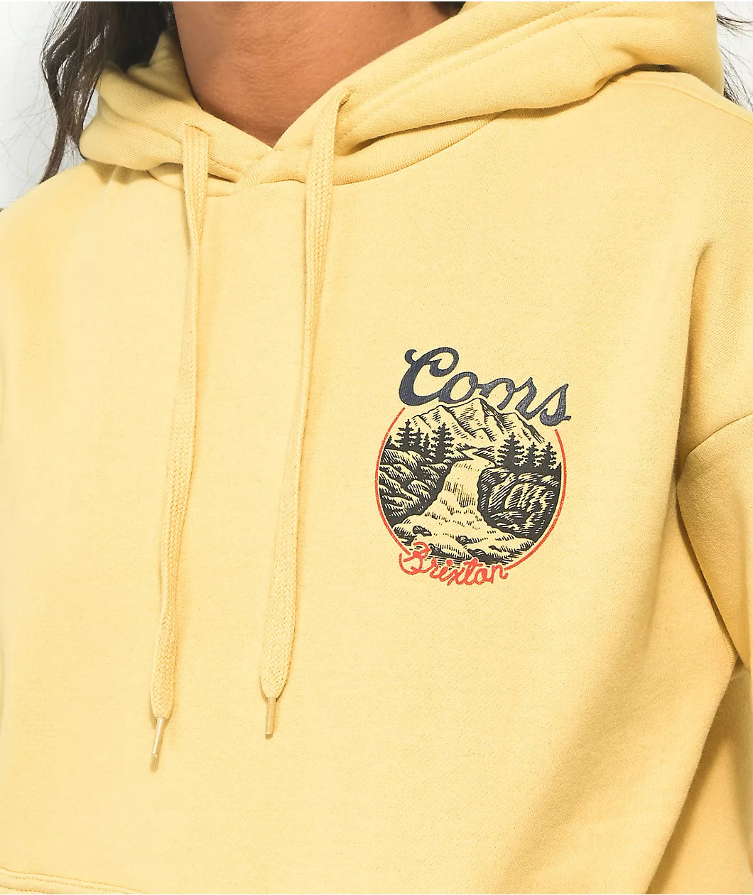 Brixton x Coors Unisex Rocky Hooded Sweatshirt