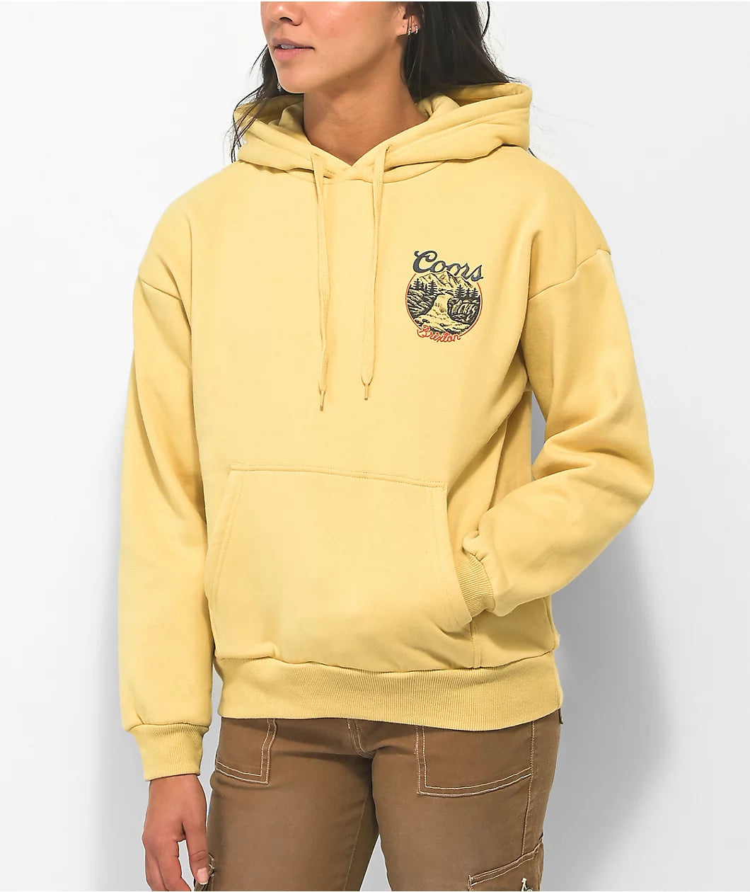 Brixton x Coors Unisex Rocky Hooded Sweatshirt