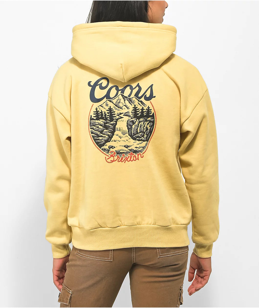 Brixton x Coors Unisex Rocky Hooded Sweatshirt