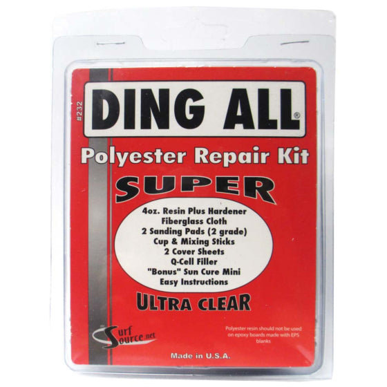 Ding All Super Polyester&nbsp;Repair Kit