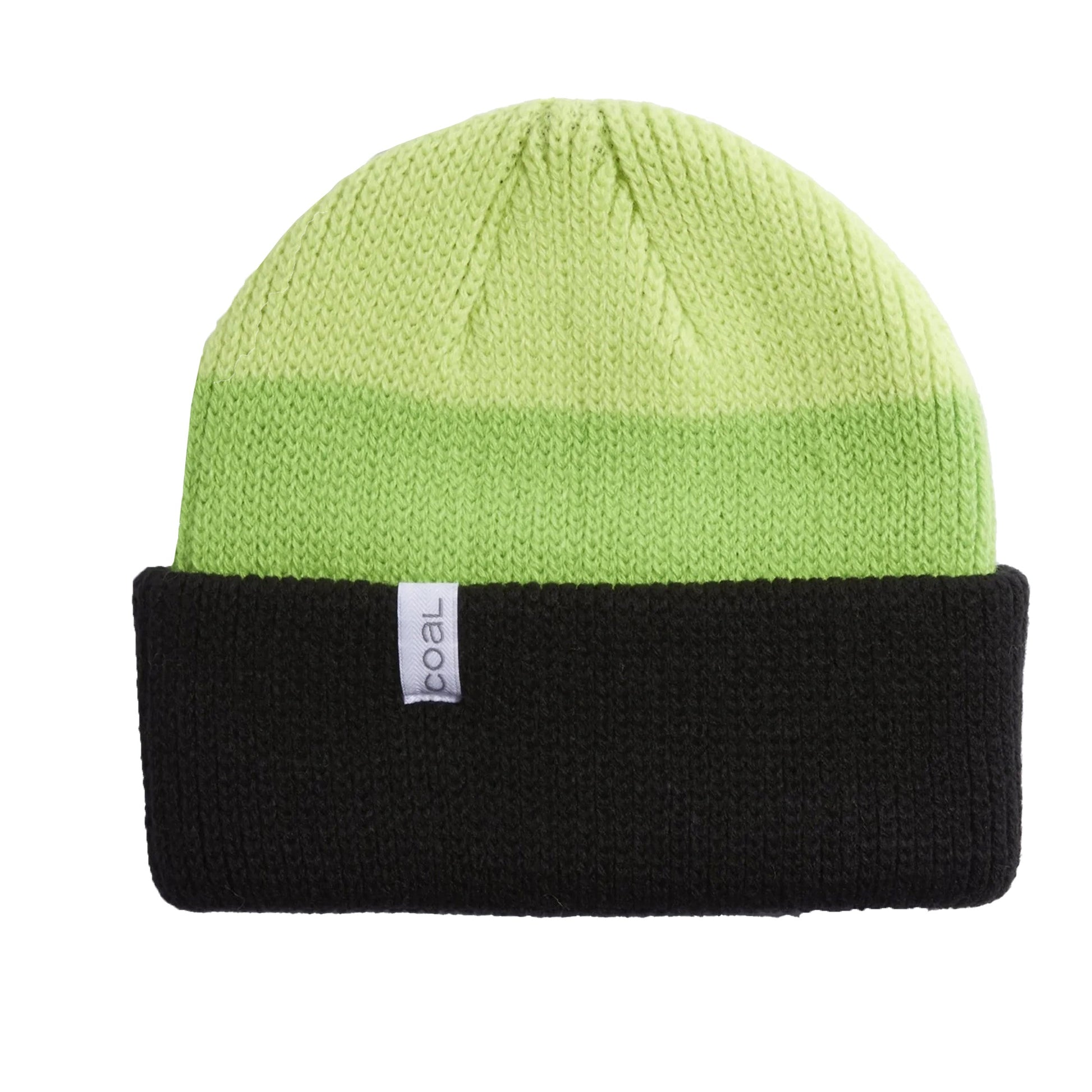 Coal Headwear ﻿The Frena Thick Knit Cuffed Beanie - Green Stripe