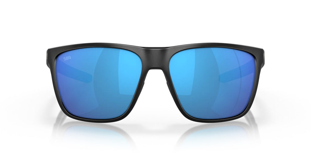 Ferg XL Sunglasses (Matte Black/ Blue Mirror - Polarized)