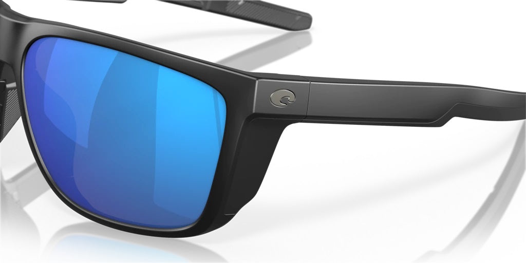 Ferg XL Sunglasses (Matte Black/ Blue Mirror - Polarized)