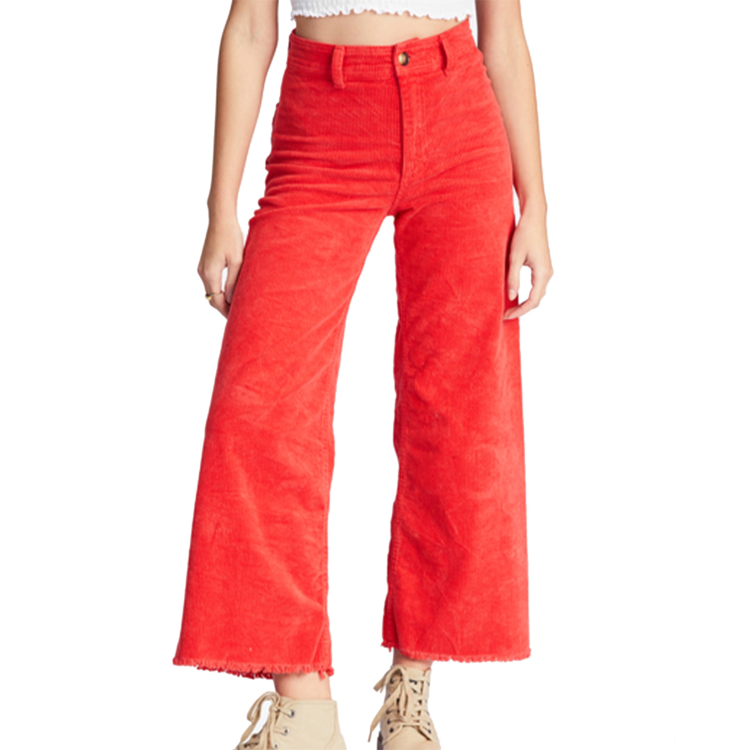 BILLABONG x Wrangler The Retro Womens Red Corduroy Pants