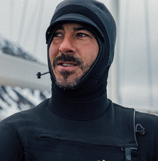 Manera Magma 2mm Surf Hood - Black 