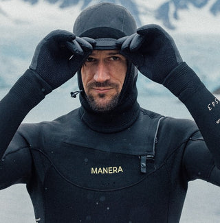 Manera Magma 2mm Surf Hood - Black 