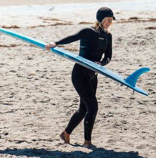 Women's Manera Meteor Magma 5/4/3mm Chest Zip Fullsuit Wetsuit - Black 