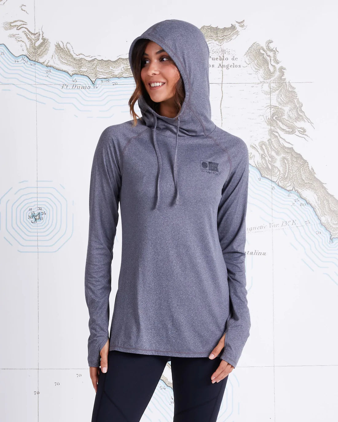 Salty Crew Womens Thrill Seekers Hooded Sunshirt