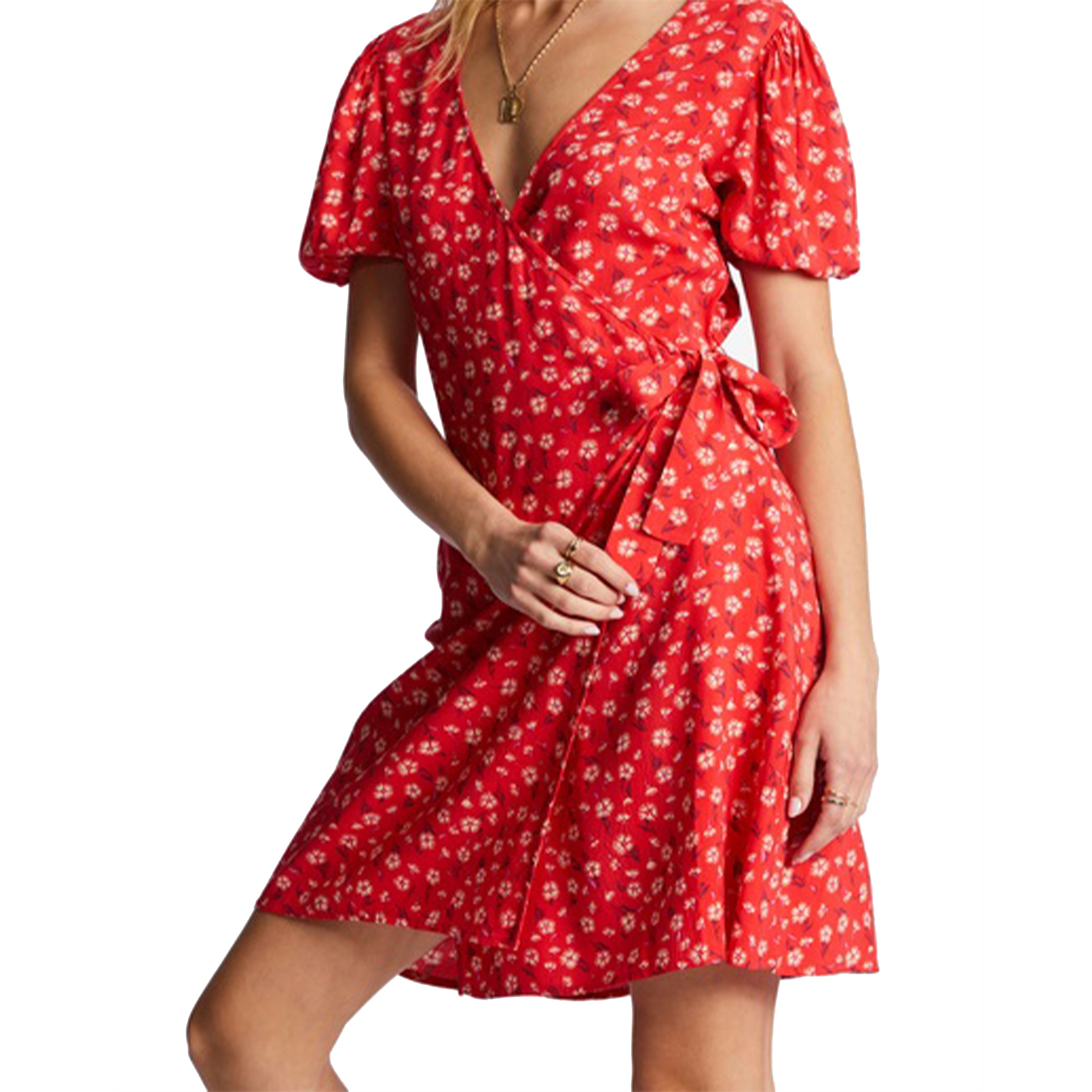 Hot Tropics - Mini Wrap Dress for Women