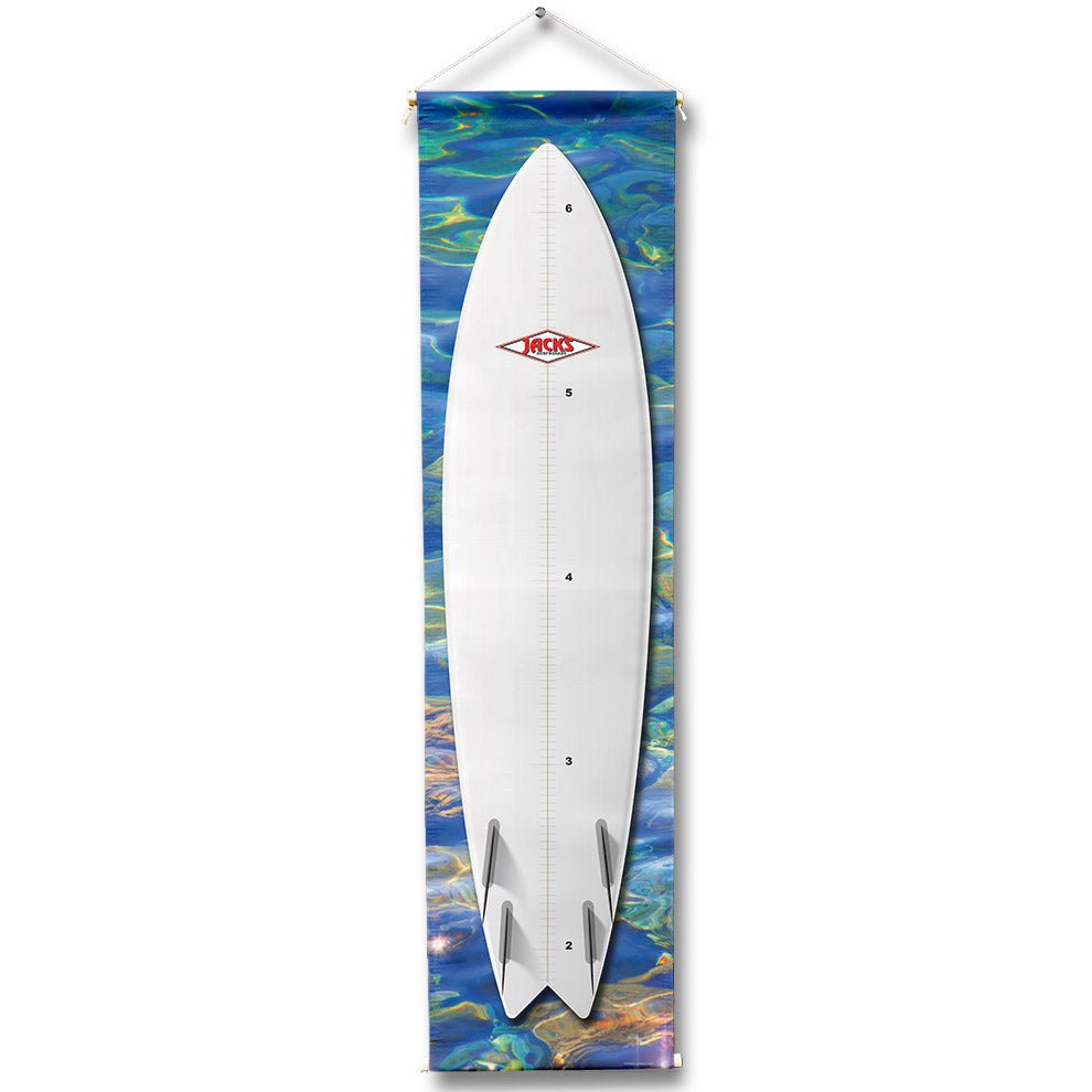 The Wall Stars x Jack's Surfboards Growth Chart - 2021 White
